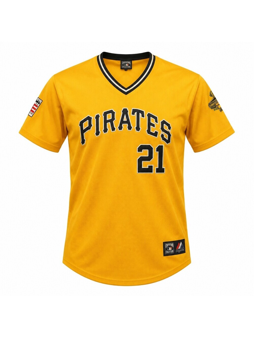 Majestic Cooperstown Collection Pittsburgh Pirates #21 Baseball Jersey